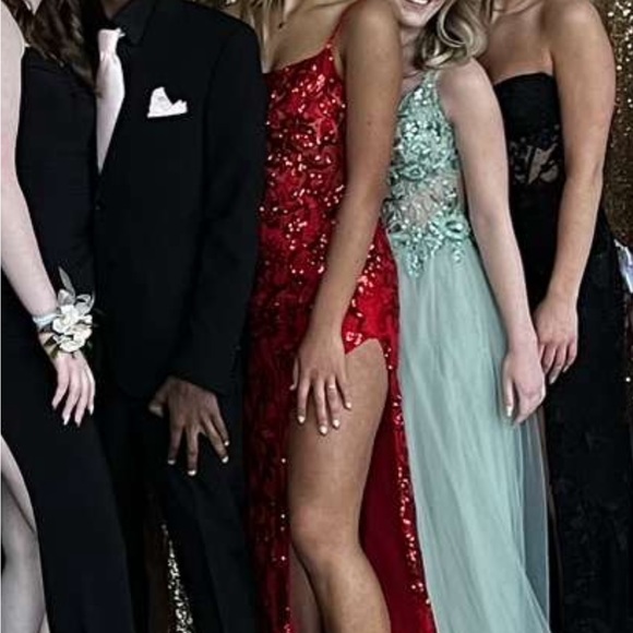 Breeze Bridal Red p2822 Prom Dress - Picture 5 of 7